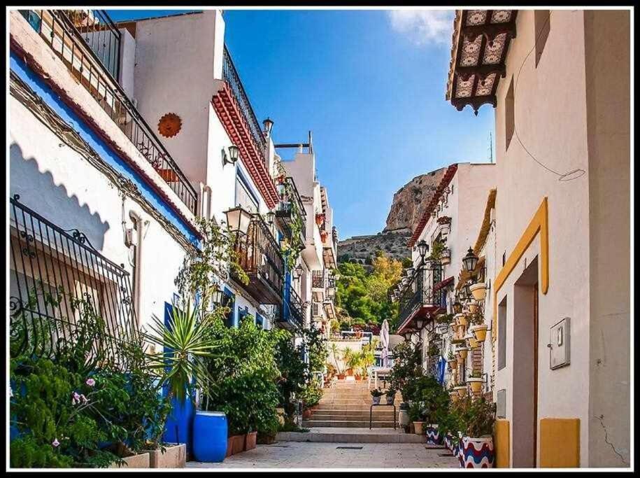 Flamenco, Apartamento Exclusivo De Dos Habitaciones En El Pleno Del Casco Antiguo, Alicante, Playa, Centro Historico, Rambla ภายนอก รูปภาพ